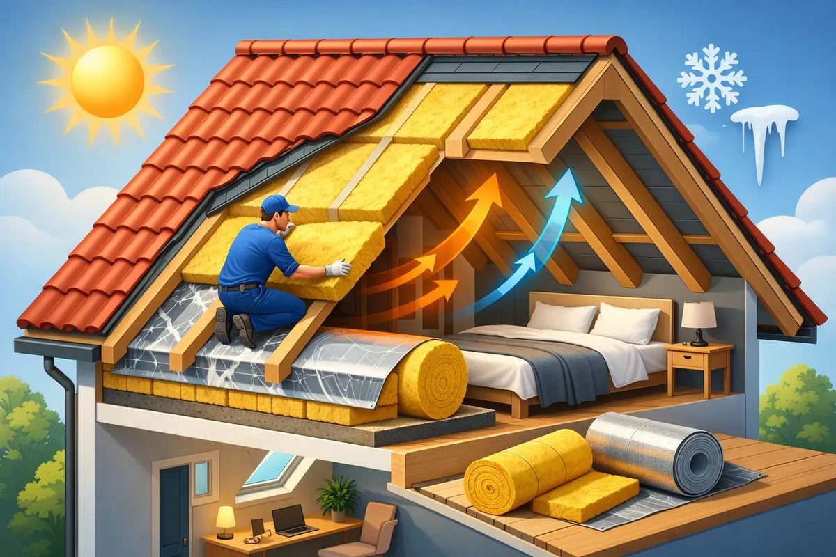 Cum izolezi mansarda corect pentru confort - Isoflect Insulation