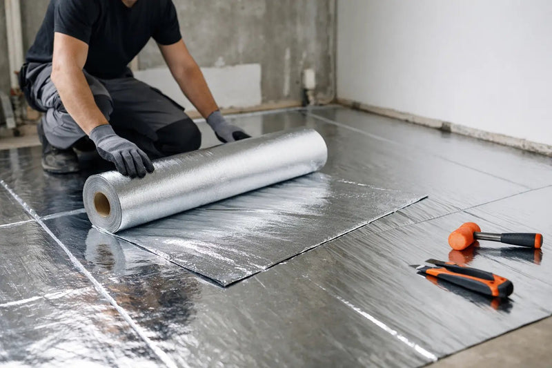 Montaj folie reflectivă pardoseală corect - Isoflect Insulation