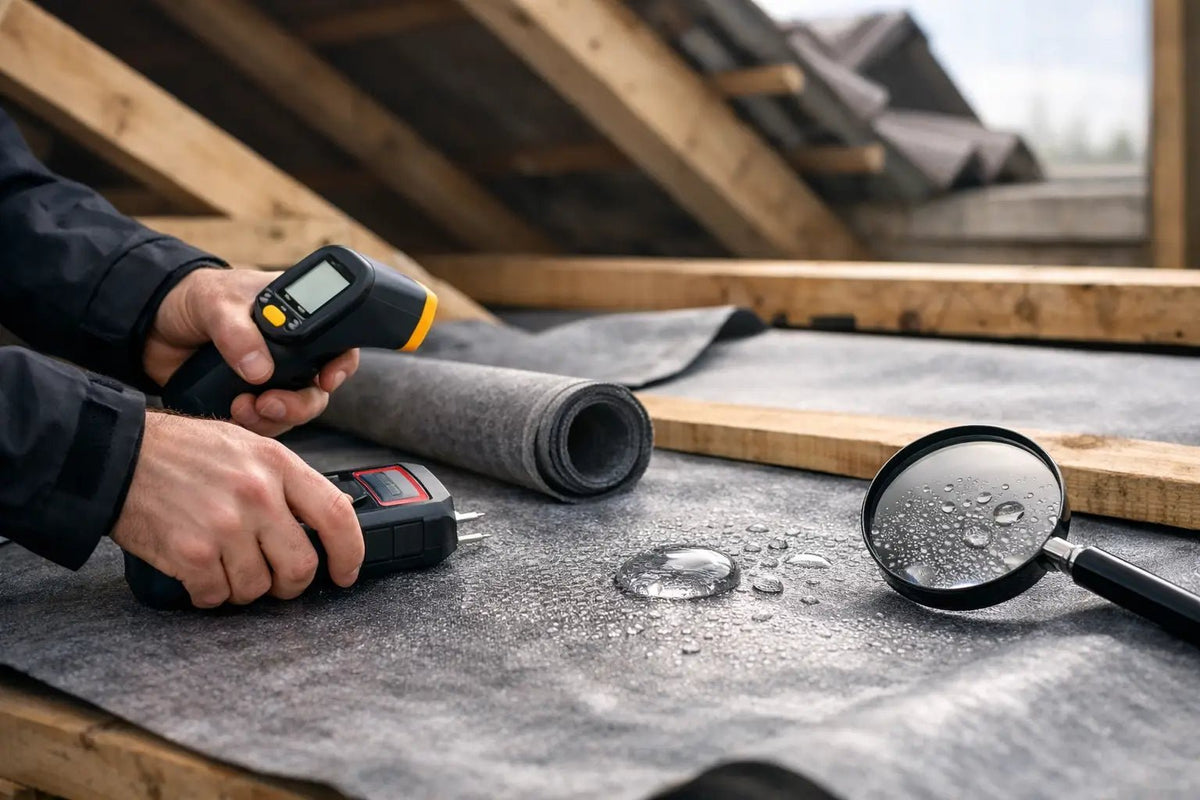 Test folie anticondens: verificări înainte de montaj - Isoflect Insulation