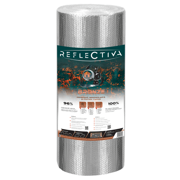 Membrană termoizolantă REFLECTIVA BRONZE 40 m² - Isoflect Insulation