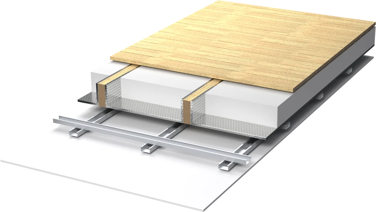 Renovation of the attic floor slab